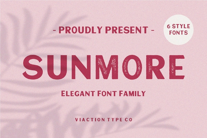 Przykład czcionki Sunmore Stamp